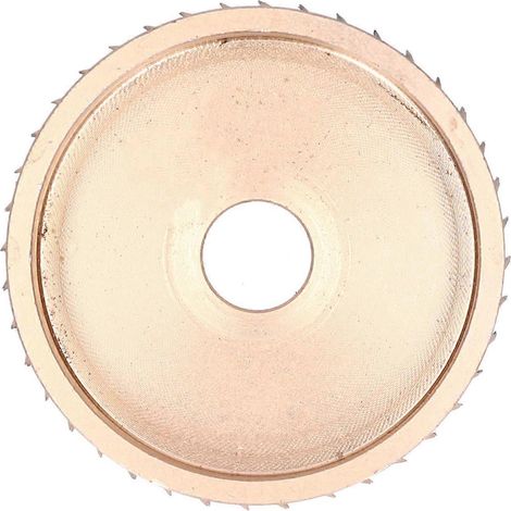 Winkelschleiferscheibe aus Metall für Holzbearbeitung, zum Schnitzen, Polieren und Schleifen (Gold)