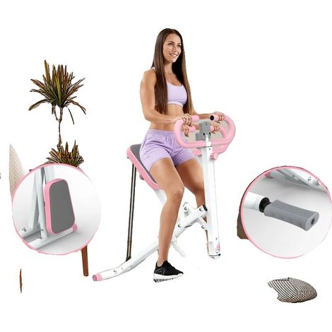 Bicicleta estática plegable, cuadro de acero, dimensiones ajustables, capacidad de peso máximo de 100 kg, bandas de resistencia incluidas, almacenamiento compacto. (1/5)