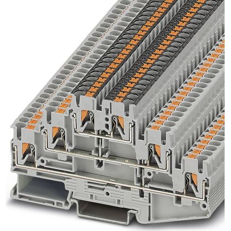 Bloc de jonction à plusieurs étages Contenu: 50 pc(s) Phoenix Contact PT 2,5-3PV 3210512 S88125