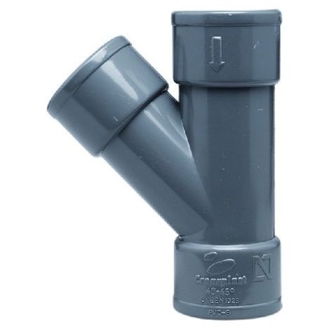 Derivación simple 45º H-H - CREARPLAST Medidas: 40x45 mm