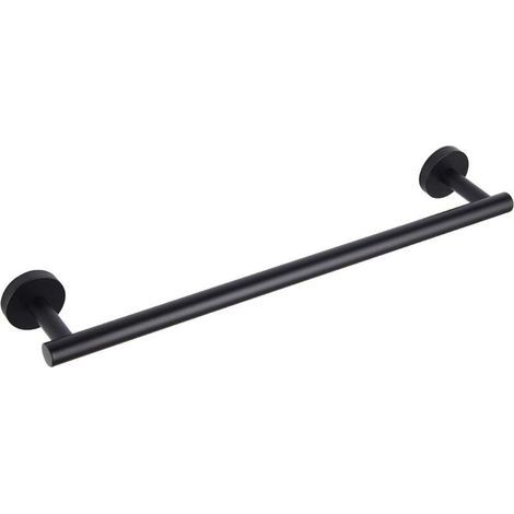 Lntyq Noir 16" Porte-Serviettes Nickel brossé Montage Mural 304 Acier Inoxydable Salle de Bain 40cm Porte-Serviettes (1/5)