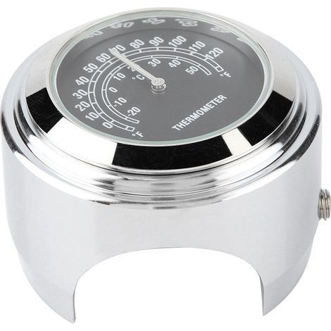 Motorrad-Lenkerthermometer 22-25 mm, Temperaturanzeige, metrische Skala (1/5)
