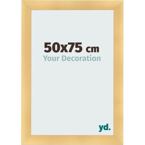yd. - Cadre photo 50x75 - Or Mat - MDF - Pisa (1/5)