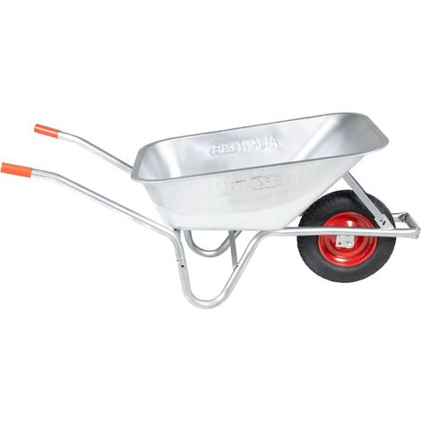 Brouette 90 L 150 kg acier galvanisé et plastique