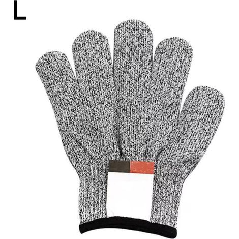 Professionelle, schnittfeste HPPE-Handschuhe – Graues Modell, Größe S (20 cm), Widerstandsklasse 5, 100 % lebensmittelecht – 1 Stück (1/5)