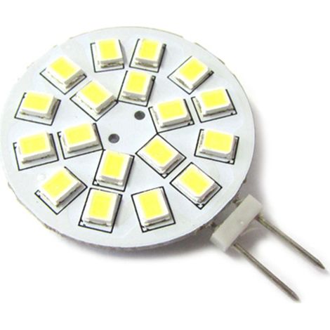 Lampadina LED G4 Bispina DC AC 3W 12V e 24V Bianco Neutro Naturale 18 SMD 2835 10V-30V (1/3)