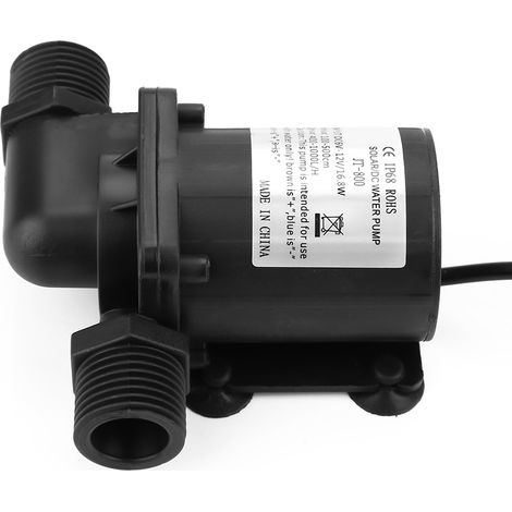 Mini pompe à eau CC sans balais pour petit bassin à poissons 12V -40℃ 100℃ (1/5)
