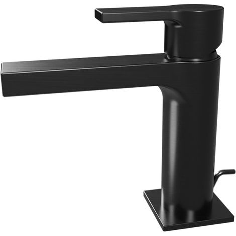 Mitigeur lavabo vidage métal Chromé Noir Brossé Omega - CRISTINA ONDYNA OG22175 (1/2)