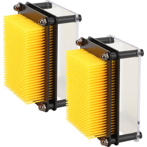 Clé à molette jaune 3D en forme de clé - Décoration de bureau amusante, durable et originale (1/5)