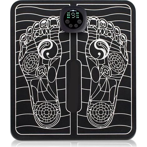 Smart EMS Foot Massager Pulse Acupuncture Massage Pad Stick USB Charging Foot Massage Machine (1/5)