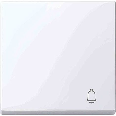 INTERRUPTEUR À BASCULE AVEC ÉTIQUETAGE SONNETTE, SYSTÈME M BLANC BRILLANT MEG33050325 MEG3305-0325