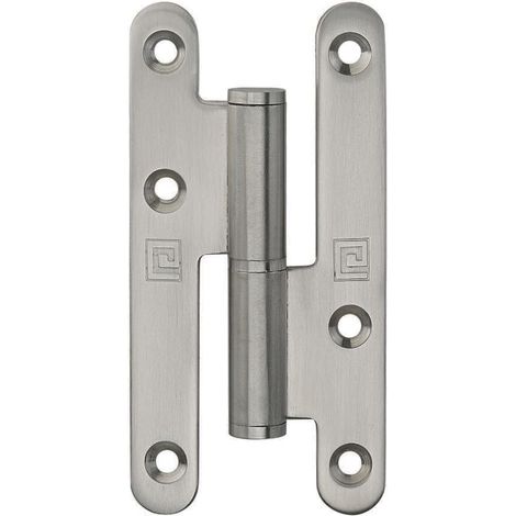 Heracles – Paumelle à bois inox 110x55mm pour portes – Bouts ronds – Résistance à la corrosion – QPAB11055D