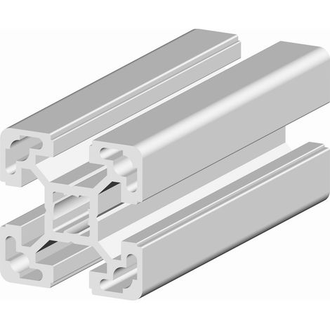 Profilé Aluminium, Anodisé RS PRO 40 x 40 mm x 1m ( Prix pour 1 )