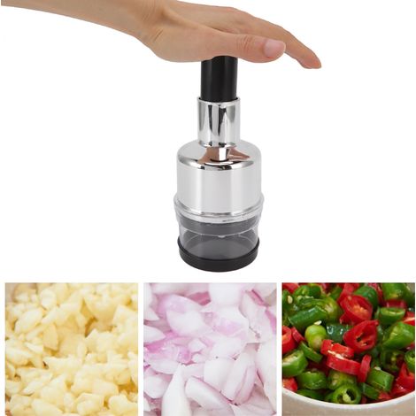 Manueller Zerkleinerer für Gemüse- und Obstsalate, Zwiebeln und Knoblauch, Hobel, Schäler, Gemüseschneider - (1/5)