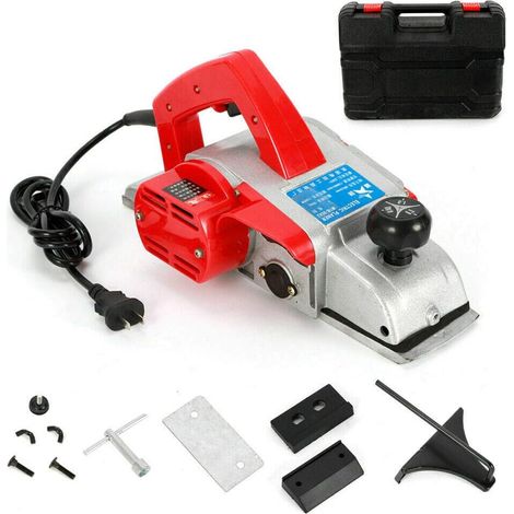 1300W Elektrohobel Hobelmaschine Tragbar Handhobel Elektrisch Fräsen 13000RPM Handhobel Hobelmaschine (1/5)