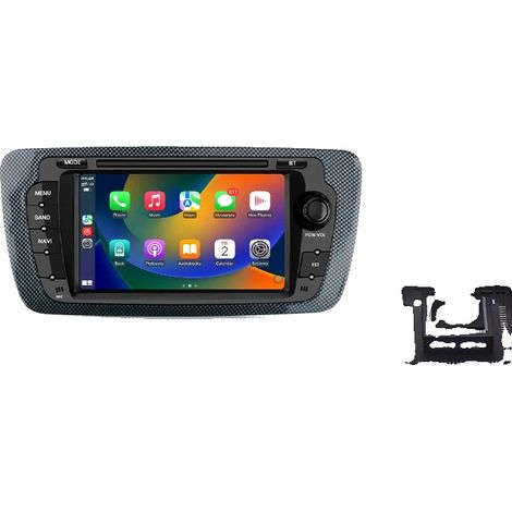 CarPlay, funcionalidad multimedia, compatible con Seat Ibiza 6J MK4 2008-2013, V1 Plus (6+128G)-A