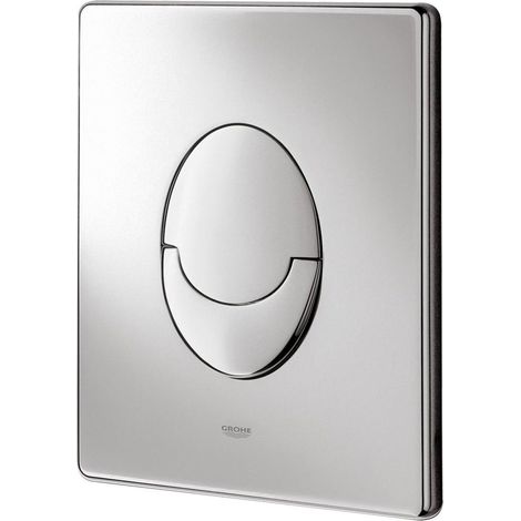 Grohe Betätigungsplatte Start chrom Zweimengenspülung Drückerplatte Spülung