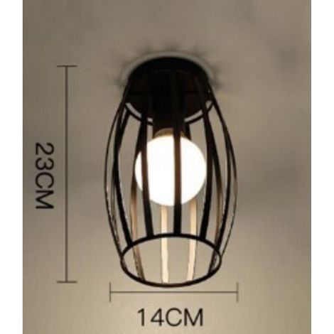 Geometric wrought iron wall light for living room, kitchen, attic, dining room, cafe (bulb not included) Sandia White Light E27 (1/5)