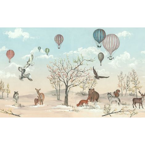 Papier peint panoramique enfant Merveille de la Nature (1/4)