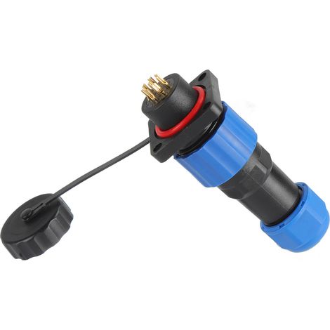 Connecteur d'alimentation aéronautique carré étanche IP68, adaptateur de terminal industriel SP168 broches (250 V 5 A) (1/5)