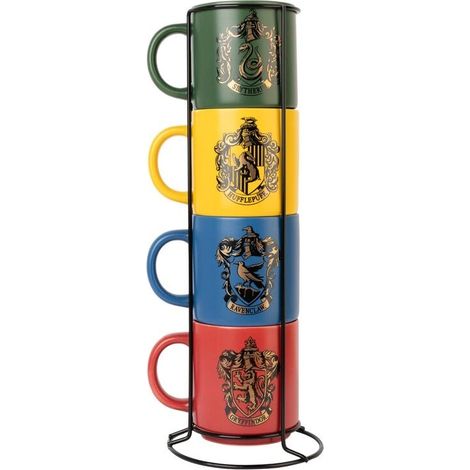 Harry Potter Set of 4 Mugs, 300ml Capacity, Ceramic (1/5)