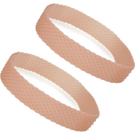 Lot de 2 bandeaux de maintien antidérapants en silicone pour perruque, réglables et résistants à la transpiration, parfaits pour le sport et le yoga. (1/2)