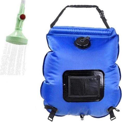 Camping-Duschsack, tragbar, solarbetrieben, faltbar, beheizbar, 20 l, 531 (1/4)