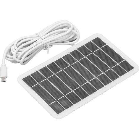 Chargeur solaire portable USB 2 W 5 V en polysilicium pour téléphones portables et appareils électriques basse consommation (1/5)