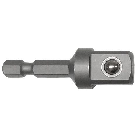 ASW - ADAPTADOR - CONVERSOR HEX. 1/4" A CUADRADO 1/4" x 50 mm. largo