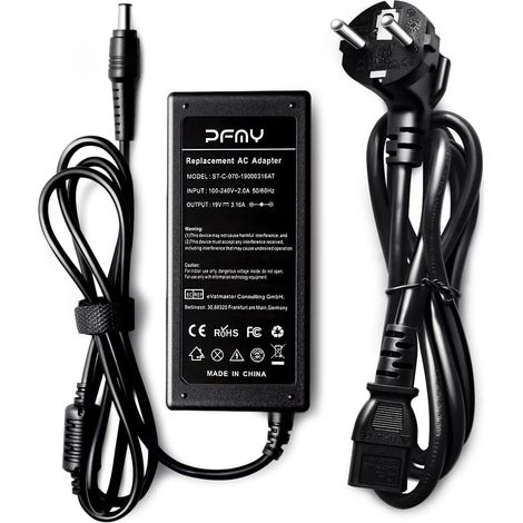 60W AC Adapter Alimentation Ordinateur Portable Chargeur Adaptateur 19V 3.16A pour Samsung Notebook Laptop R509 R510 RV510 RV720 Q330 Q430 R560 R580 R730 R780 R40 R45 R30 R50 NP350E7C NP355V5C (1/5)