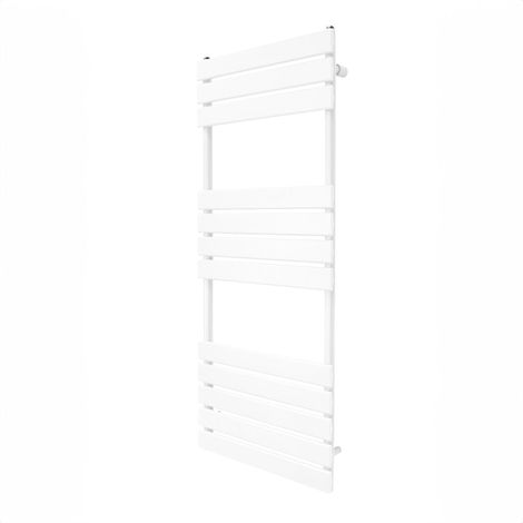 Flachheizkörper Handtuchheizkörper 1200 x 450mm Handtuchwärmer Bad Weiß