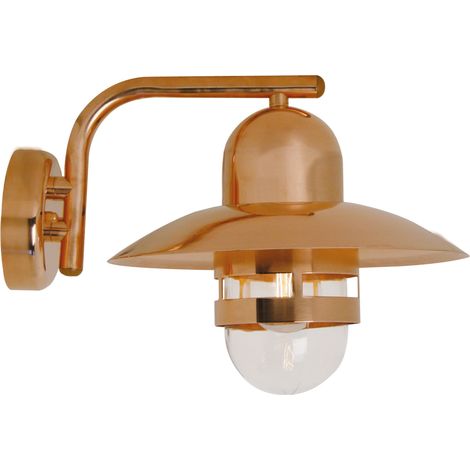 Applique murale NIBE Cuivre Cuivre, H.24 - IP54 - E27 /Nordlux Extérieur (1/4)