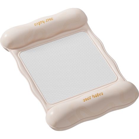 Zwei aufblasbare PVC-Schwimmflöße für Pool oder Strand – Aufblasbares Luftbett 110 × 68 cm, faltbarer Schwimm-Liegestuhl, ideal zum Entspannen im Wasser