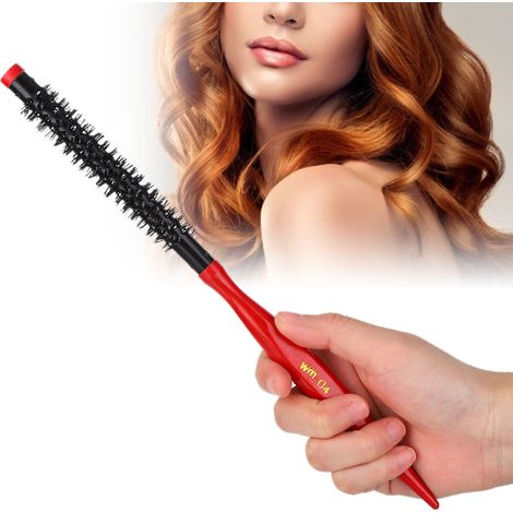 Rouleau à cheveux professionnel en nylon avec embout aluminium et manche antidérapant pour boucles précises (1/5)