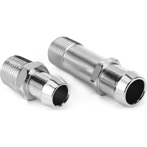 2 raccords de tuyau de chauffage pour pompe à eau 3/4 po et admission 5/8 po, accessoire automobile (1/5)