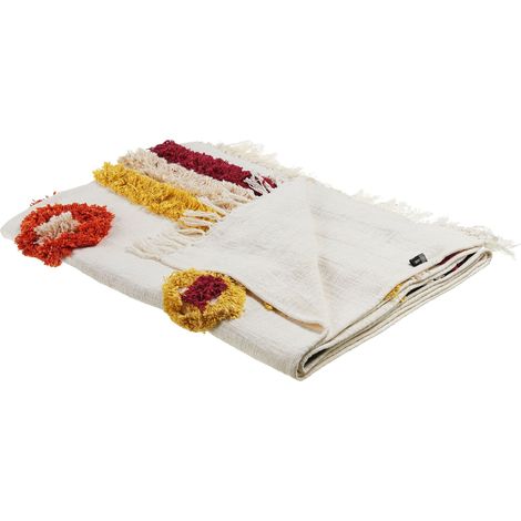 Kuscheldecke AMROHA Baumwolle 130 x 180 cm Bunt