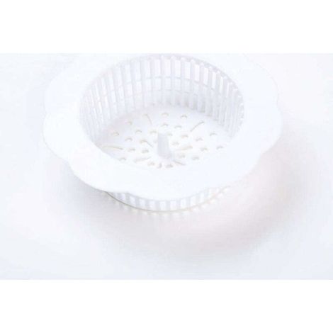 Siphon de sol pour zone sèche et humide siphon de sol de douche en plastique filtre à cheveux de salle de bain cuisine siphon de sol évier salle de bain blanc (1/5)