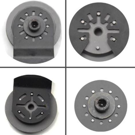 Adaptateur D'Outil Oscillant Électrique, Convertir les Lames D'Outils Oscillants Starlock en Adaptateur de Lame D'Outil Universel (1/4)