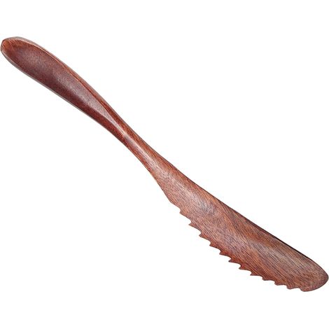 Jeu de 3 Couverts Bois : 3 Cuillères, 3 Fourchettes, 3 Couteaux pour Maison Café Restaurant (1/5)
