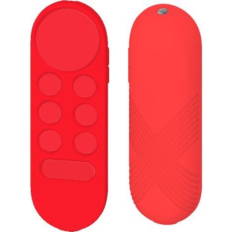 Coque en Silicone pour TéLéCommande Chromecast Coque de Protection pour TéLéCommande Vocale TV 2020 H (1/2)