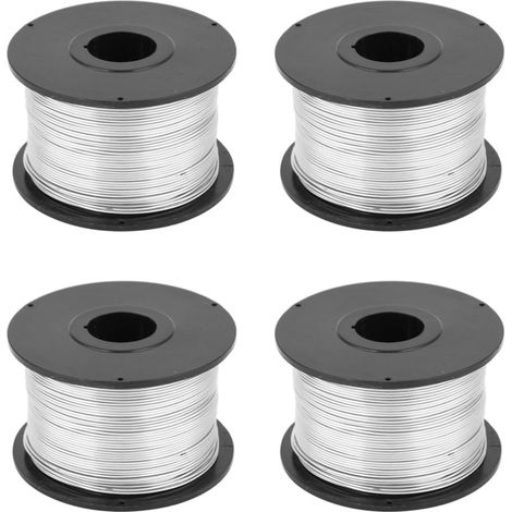 Beyamis rouleaux de fil d'attache en acier de 110 m et de 0,8 mm pour machine à ligaturer automatique. (1/5)