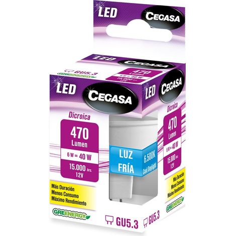 LMP CEGASA LED DIC 6W GU5.3 470 - CEGASA