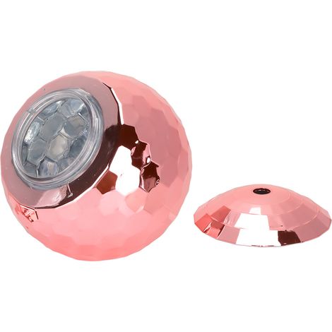 Verre à Cocktail Flash Ball 600ML Grande Capacité, Gobelet à Balles Colorées pour Fêtes à Thème et Voyages, Or Rose (1/5)