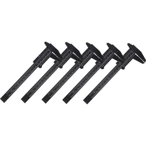 Jeu de 5 pieds à coulisse double échelle, outil portable pour la (1/5)