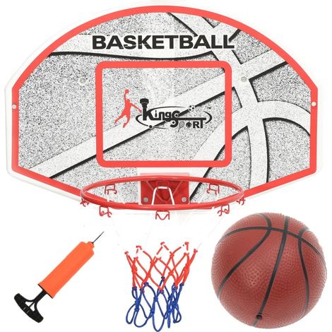 Panneau de Basket + Balle + Pompe. A fixer au mur. 66 X 44 cm (1/5)