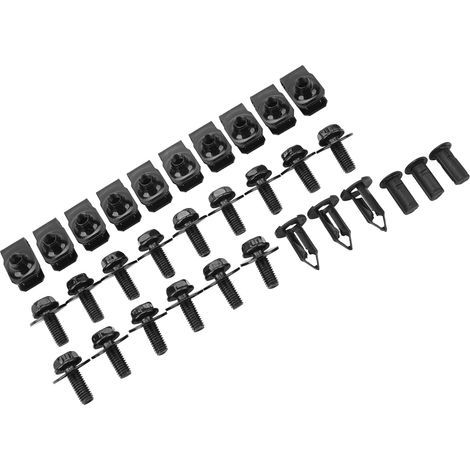 Kit de 28 clips de protection moteur et passage de roue, résistants aux chocs, pour garniture de soubassement Infiniti EX35 (1/5)