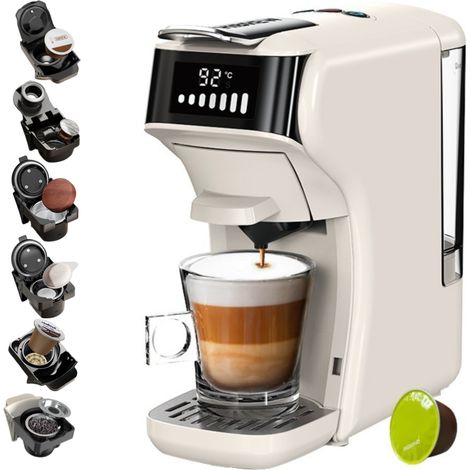 HiBREW – Machine à café à capsules 6 en 1, expresso Multiple chaud/froid, Cappuccino, Dolce Gusto, poudre Nespresso H1B (1/5)