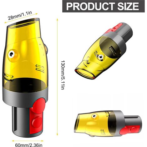 Accessoires pour Dyson Aspirateurs Adaptateur Vakuum Tête D'aspiration Sacs D'aspirateur Embout D'air Aspirateur D (1/5)