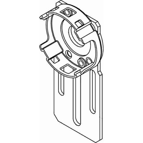 Nice 535.10037/A - Soporte compacto, ajustable (ruotato a 90°)