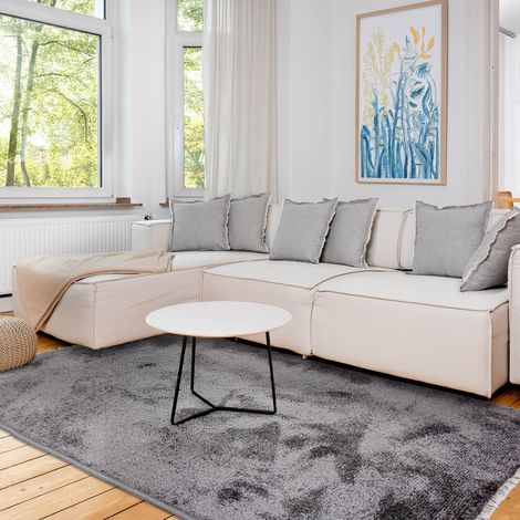 ASTRA Tapis «Stevie» anthracite 120x180 cm poils courts moelleux (1/5)